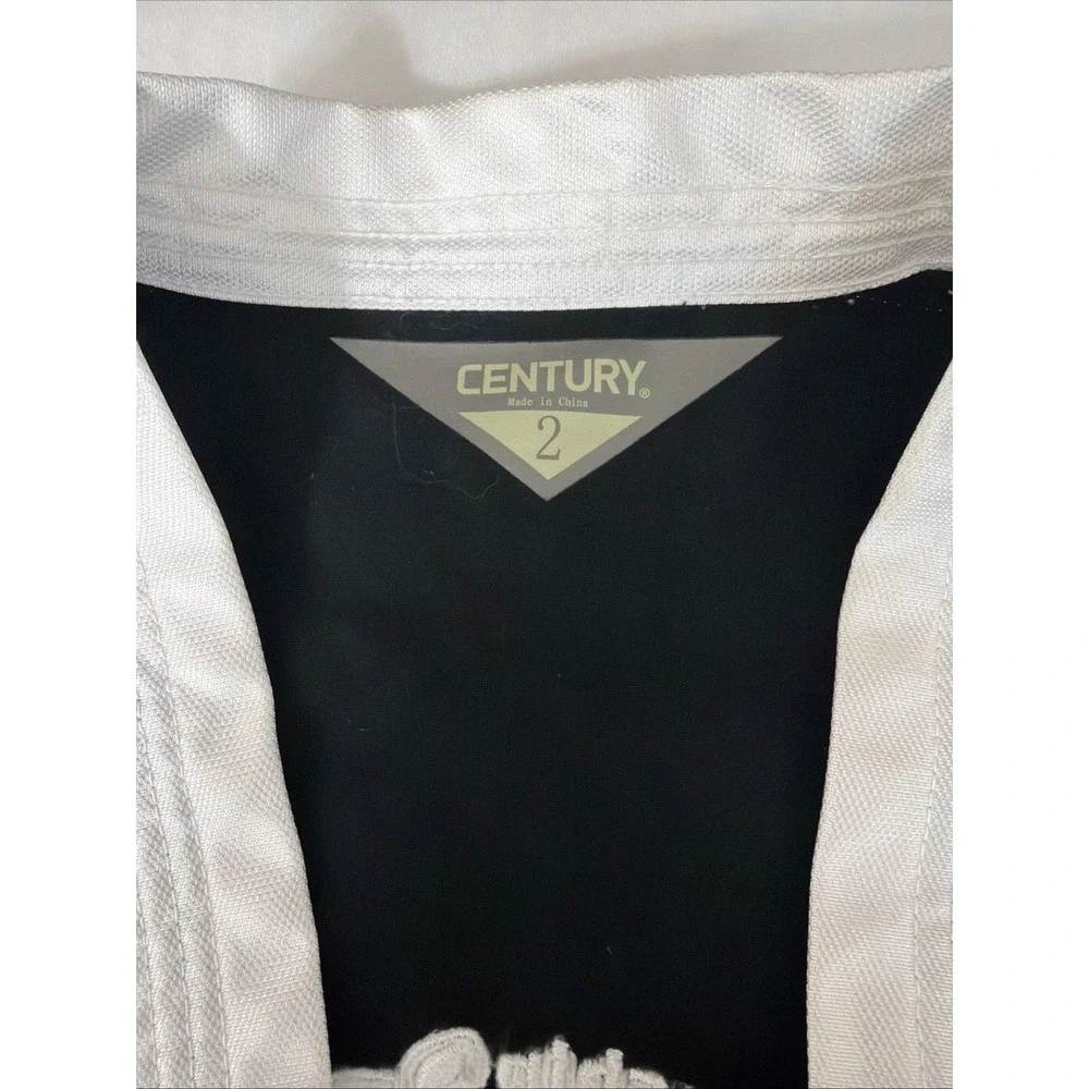 CMA Black Belt Club Kids Gi Century Size 2 (10-12) Color Black Championship Shir